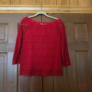 Red Talbots Top